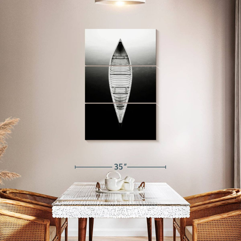 Mehar An Empty Canoe, 45" H x 28" W