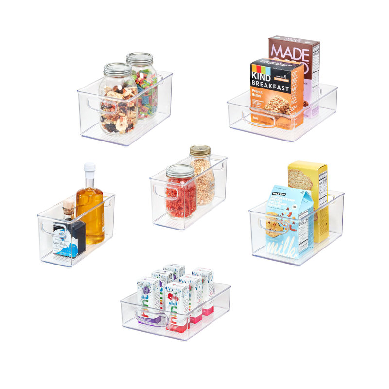 Petit bac de rangement en plastique recyclé