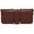 Anjuman 3 - Piece Italian Leather Match Sectional with 4 Lay-Flat Reclining Seats-24742410-24742593-24742557