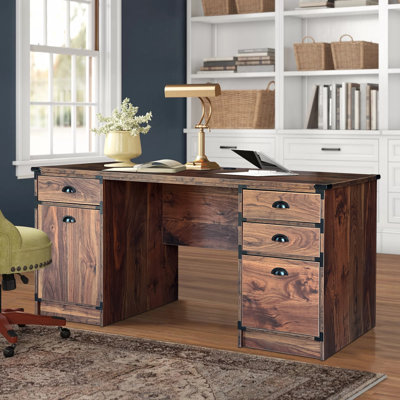 Howery Metal Base Executive Desk