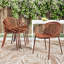 Ensemble de 2 chaises de patio empilables-1401204608