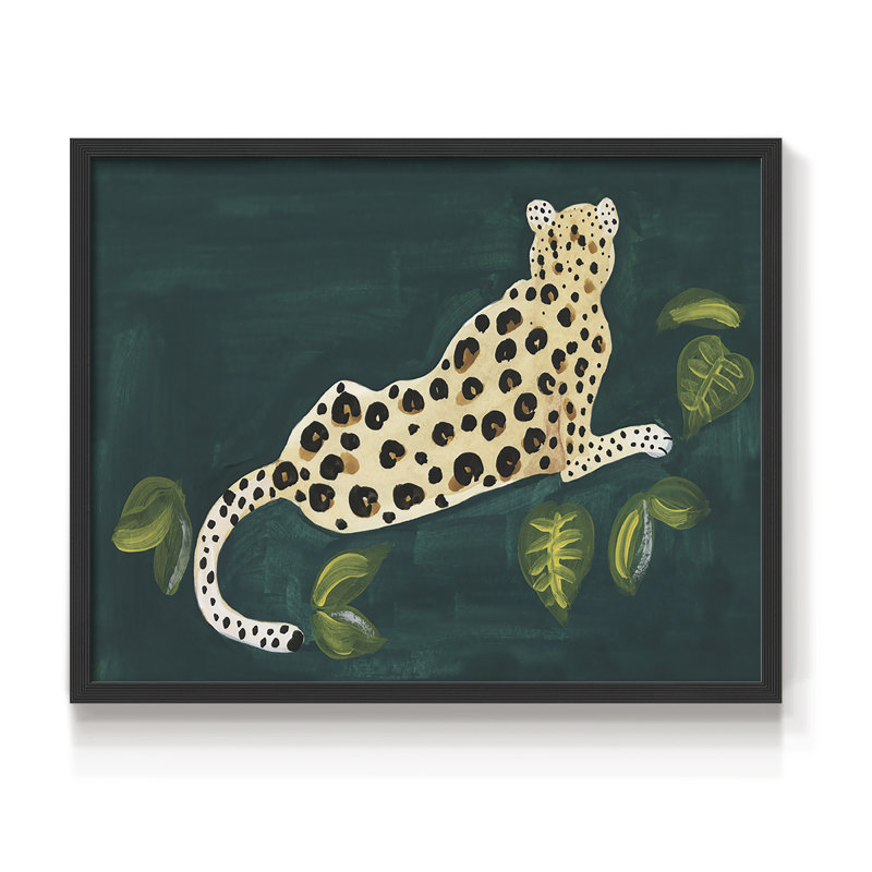 Lethargic Leopard I -Framed Print - Restickable