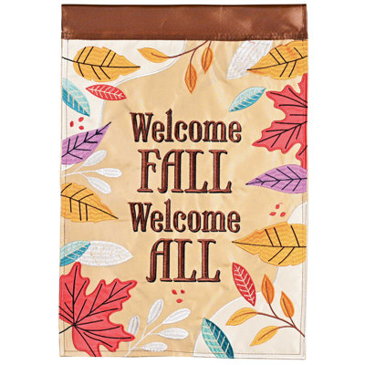 Drapeau de jardin Welcome Welcome All
