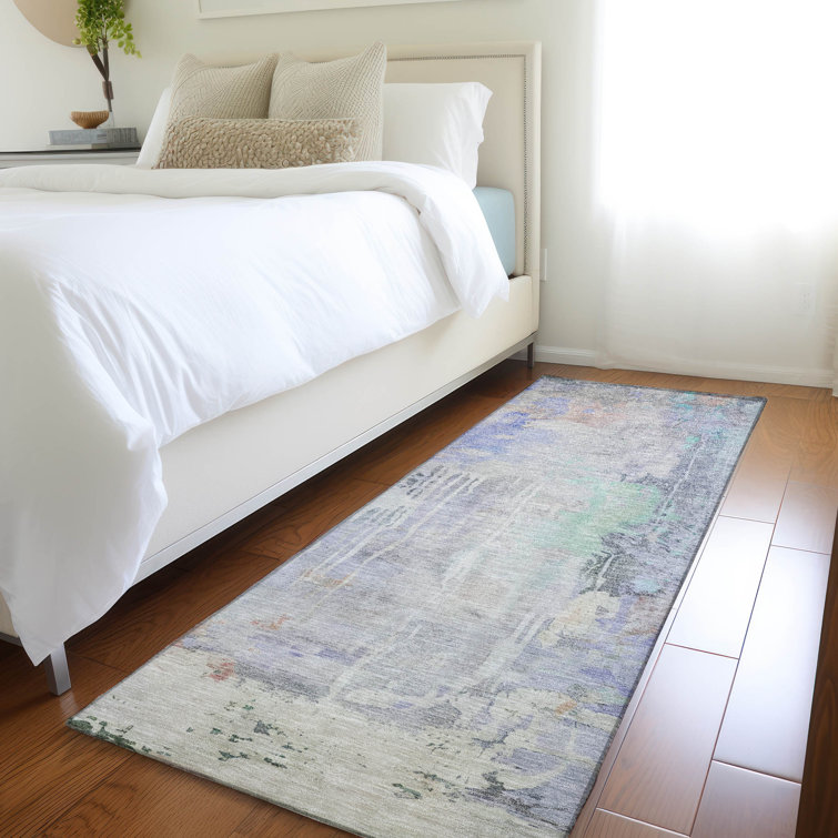  Machine Washable Indoor/Outdoor Christain ACN1233 Rug