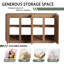 Meuble-lavabo autoportant de 152 cm (60 po) avec portes à fermeture amortie et tablette réglable, imitation chêne-133995521