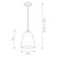 Luminaire suspendu 1 lumière Windsor-1029824118
