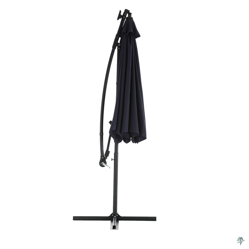 Parasol de marché à DEL 10 pi, Marine