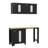 ProGarage 4 Piece Cabinet and Workbench Table Set