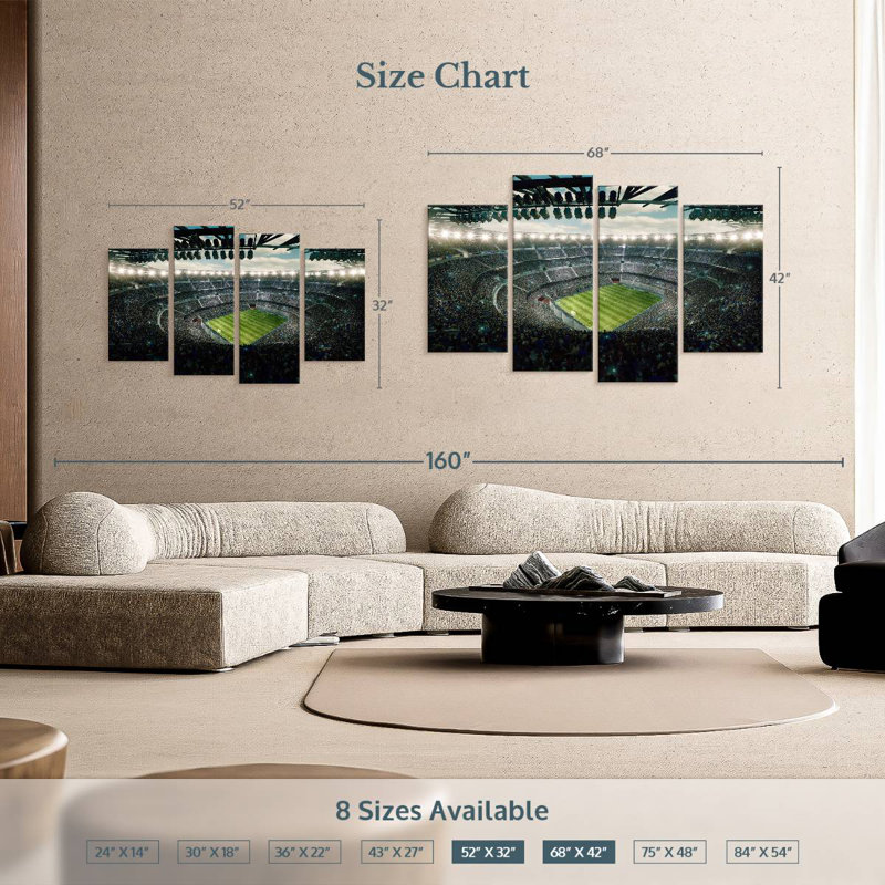 Aréna de soccer complet Sireci, H 42 po x l 68 po