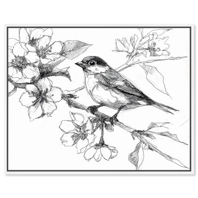 «Botanical S Croquis II», reproduction d'art sur toile par Art Remedy