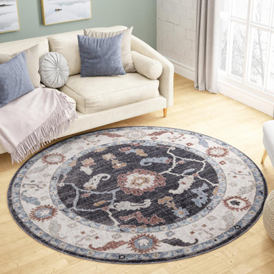 Tapis gris anthracite Traditional