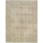 Tapis unique noué à la main beige / taupe de 9 pi x 12 pi