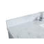 Ensemble de meuble-lavabo autoportant simple 48 po avec comptoir en pierre reconstituée 48 po-610530113