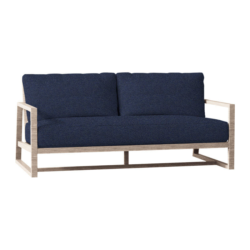 Causeuse Avondale, Sans bourrure + bourre standard, Indigo Intermix, Craie