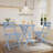 Foldable Patio Bistro Set, Outdoor Metal Table & Chairs - No Assembly Required, Waterproof & Space-Saving For Balcony, Garden, Terrace-913778924