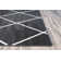 Tapis gris foncé / blanc Mccarver