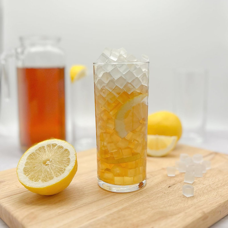 Tovolo Mini Ice Cube Tray with Lid for Iced Coffee and Cocktails, Stratus Blue, Stratus Blue