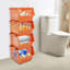 Bacs de rangement empilables rectangulaires 11 "4PCS-1466939016