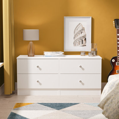 Borth 110cm W 4 - Drawer Chest of Drawers