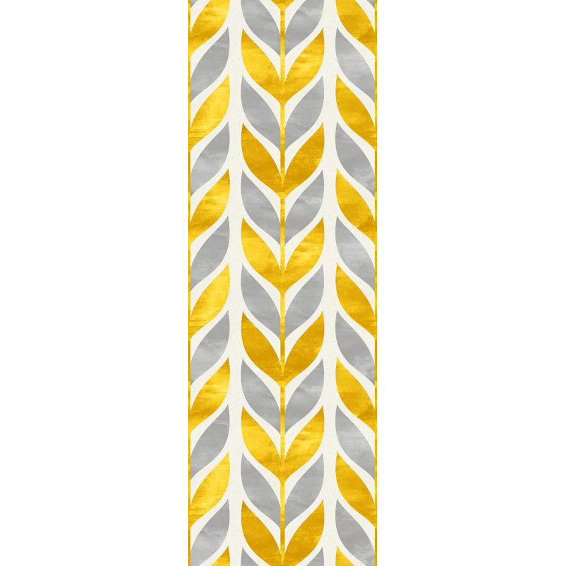 Wellfleet Removable Boho Leave 10' L x 25" W Peel and Stick Wallpaper Roll