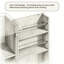Grand garde-manger moderne en bois cannelé de 72 pouces avec 6 tablettes et 8 compartiments de porte pour une organisation efficace de la cuisine.