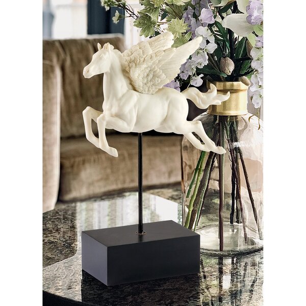 Monroe Lane Glam Polystone Sculpture, Silver