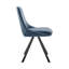 Chaise d'appoint en velours acier-292808677