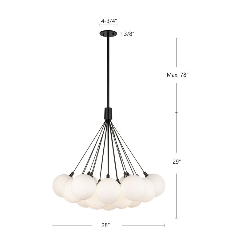 Bolla 19 - Light LED Pendant