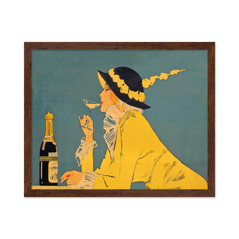 Sohn Klein Rheingold, Black Framed, Canvas, 16"H x 20"W