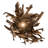 Domnica 5 - Light Wood Dimmable Geometric Chandelier
