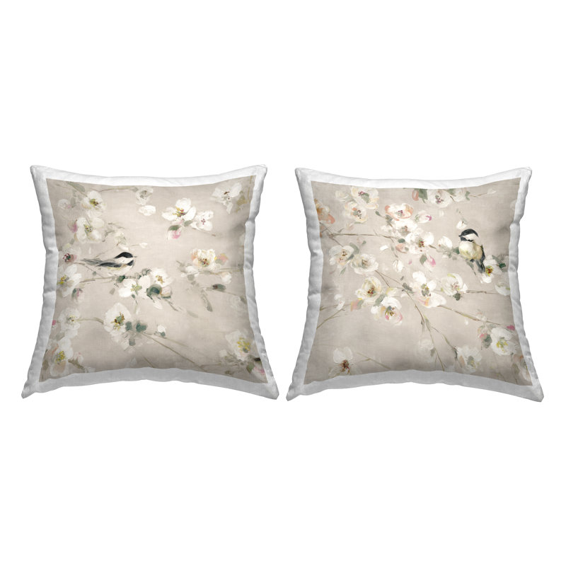 Floral Throw Pillow