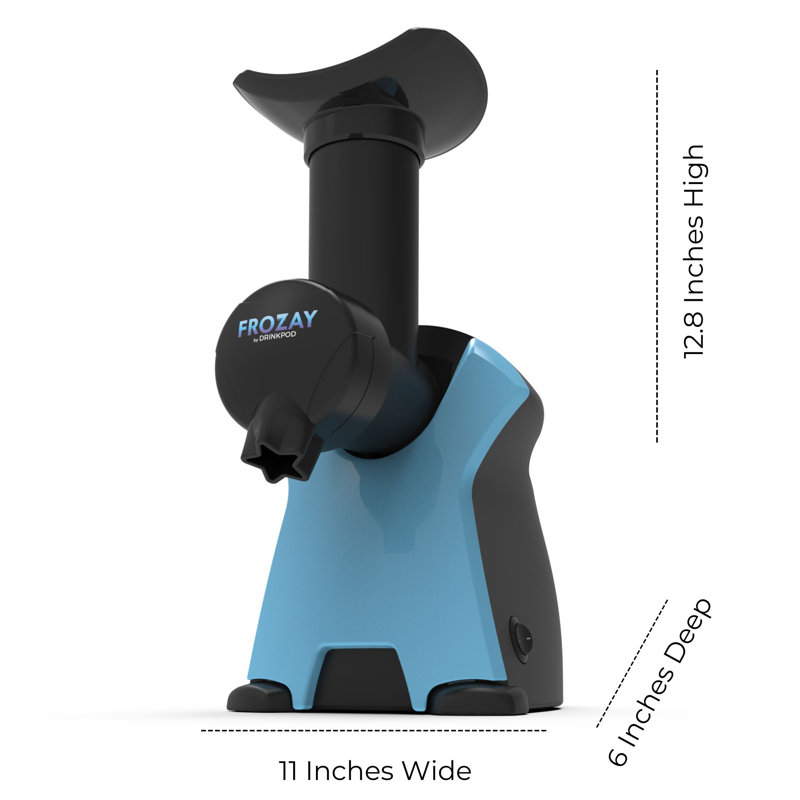 Frozay: Machine à desserts glacée sans produits laitiers, yogourt et crème glacée, Noir