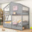 Lit superposé simple au-dessus de simple avec tiroirs Playhouse-Inspired-1051875492