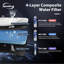 Ensemble de remplacement complet iSpring RO1000, comprend 3 x membrane FCF1000, 1 x MC1000 RO, 3 x FPC1000, dure 2,5 à 3 ans selon l'utilisation et la qualité de l'eau, convient aux systèmes RO sans réservoir RO1000-BN / RO1000-ORB