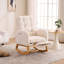 Chaise berçante d'appoint avec repose-pieds-651291561