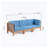 3-PIECE SOFA SET, BLUE-1907644142-1907644113