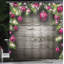 Rideau de douche avec branches et crochets christmas rustique-22028281