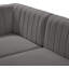 Canapé modulaire en velours réversible de 119 po de largeur Enson-450067383