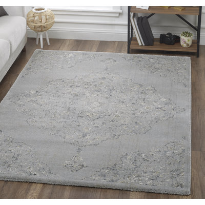 Tapis d'intérieur / extérieur gris Joren