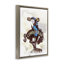 «Cowboy Bar Sign», art mural gris sur toile flottante, conception de Jadei