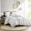 Housse de couette en chenille de coton double / grand - imprimé géométrique multicolore, nuits douces et douillettes 100% imprimées pour des motifs de grand lit, sensation luxueuse