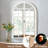 Kierra Solid Wood Arch Wall Mirror-1283497579