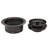 33" Hammered Copper Kitchen 60/40 Double Basin Sink with Short 5" Divider w/ Matching Drains and Accessories