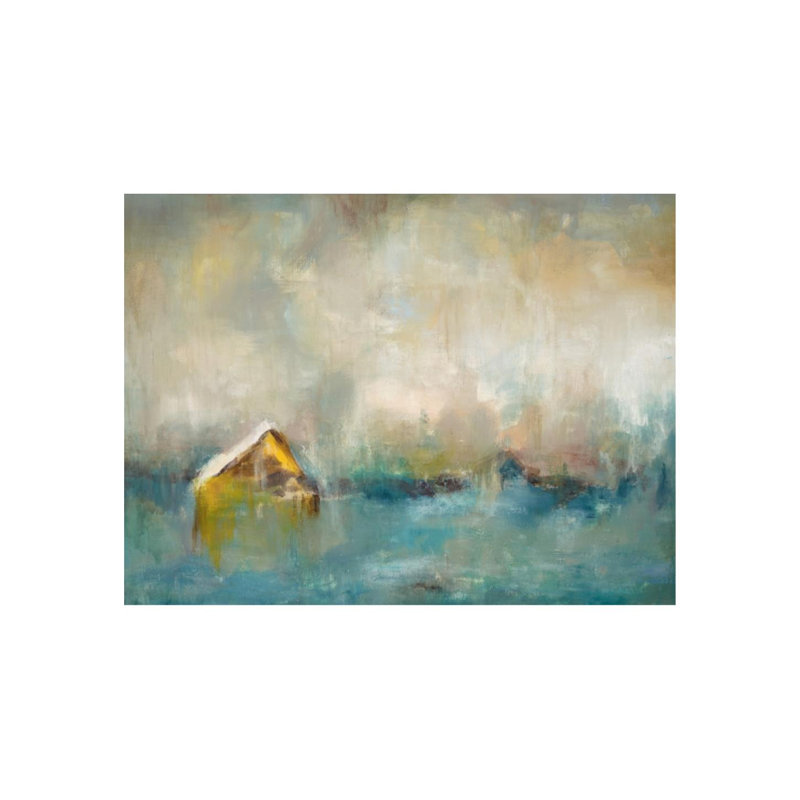 Fading Barn III Painting by Beverly Fuller, 24" H x 32" W, Knife Gel
