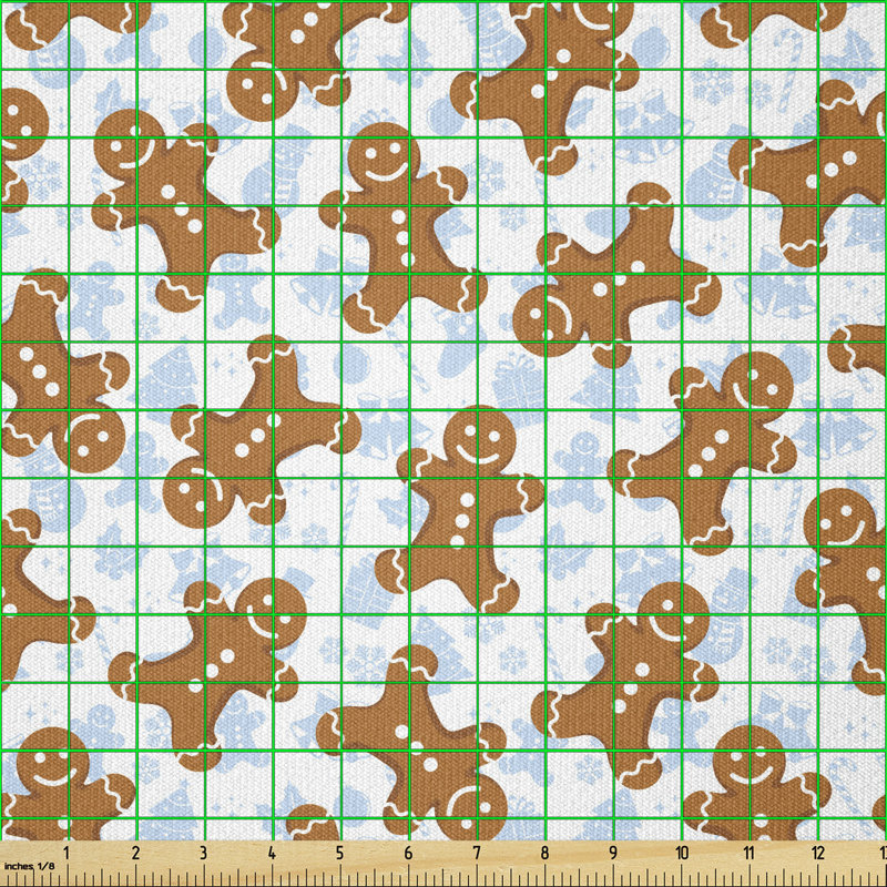 Artrip Christmas Cookie Multi-Purpose Fabric