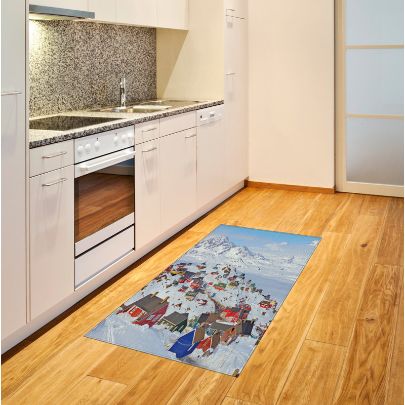 Farm House High Density Long Fiber Poly Threads Decorative Area Rug Carpet, Rectangle 2'7" x 5'