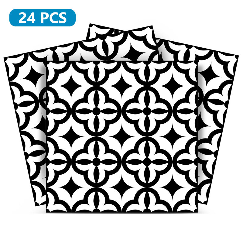 Carreau de mosaïque en vinyle auto-adhésif, L 12 po x l 12 po