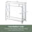 Brayley Omegal 31.5'' Console Table with Metal Frame