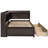 Twin Size L-Shaped Bookcase Bed with Power Outlets, USB & Type-C Ports, 2 Storage Drawers, Space-Saving Design,Espresso-2043584994