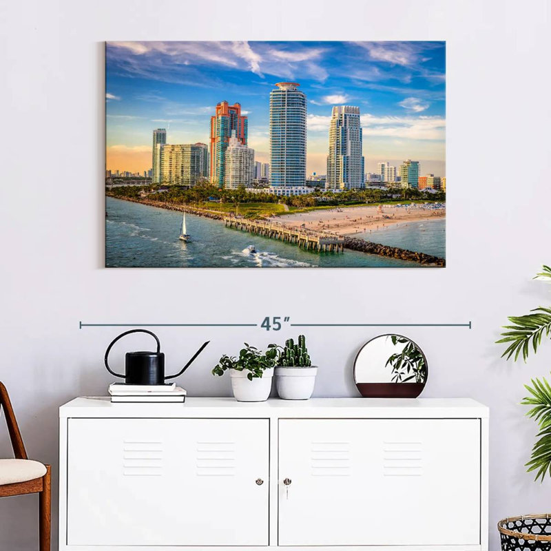 Gillard Coastal South Beach Miami, 26" H x 39" W